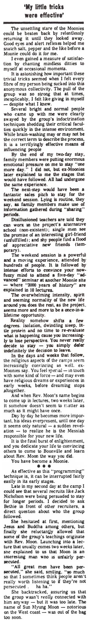 The Montreal Star Tuesday, January 3, 1978 The Moon Stalkers