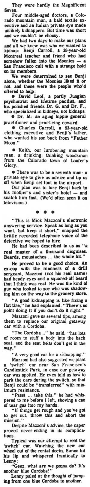 The Montreal Star Tuesday, January 4, 1978 The Moon Stalkers