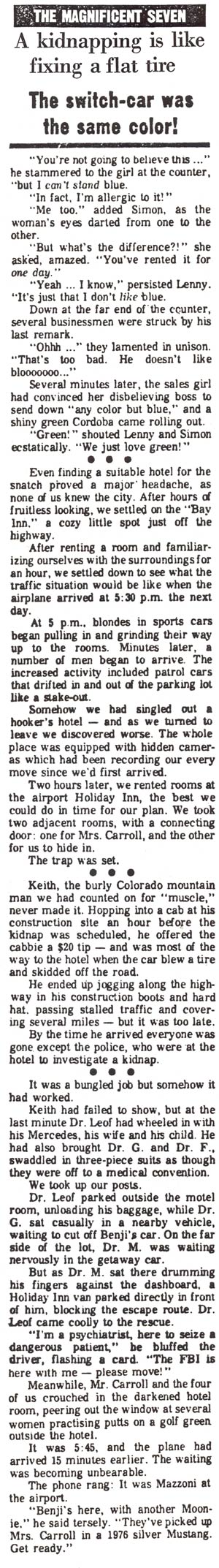 The Montreal Star Tuesday, January 4, 1978 The Moon Stalkers